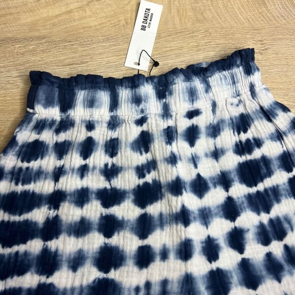 NWT BB Dakota Steve‎ Madden Brushed Cotton Tie Dye Pull On Shorts Lightweight S - Picture 3 of 7